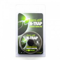Поводковый материал Korda N-Trap Semi-stiff 20lb Weedy Green