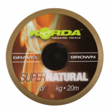 Поводковый материал Korda Super Natural Gravel Brown 18lb 20м